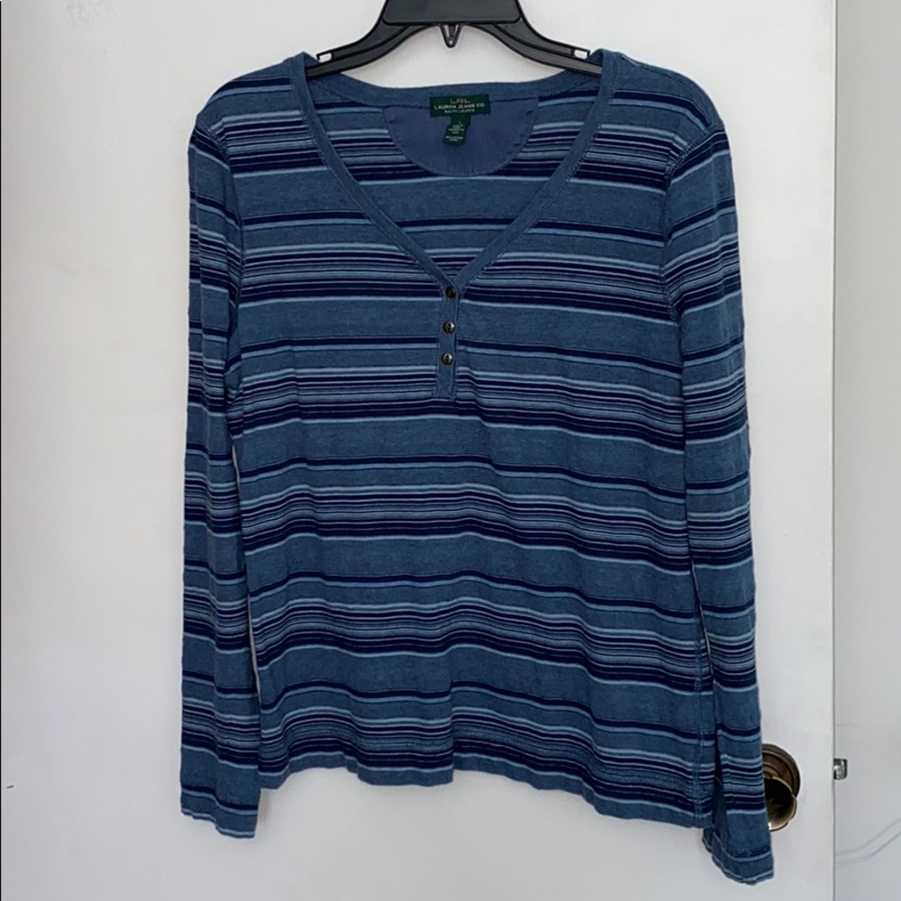LRL Lauren Jeans Co long sleeve knit tee